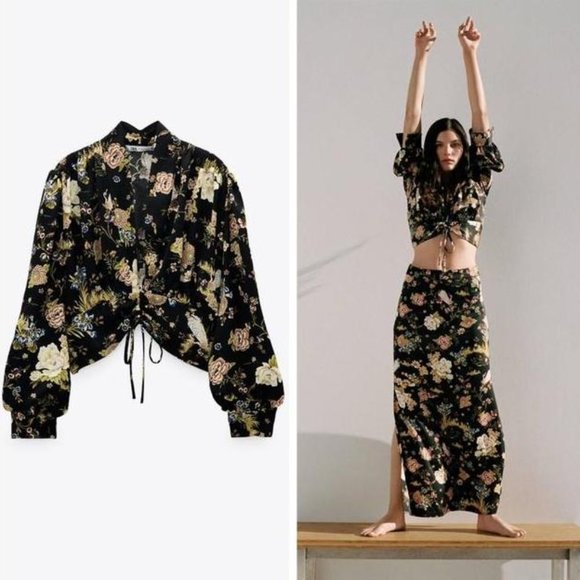 ZARA CROP TOP, SIZE M - Picture 1 of 5